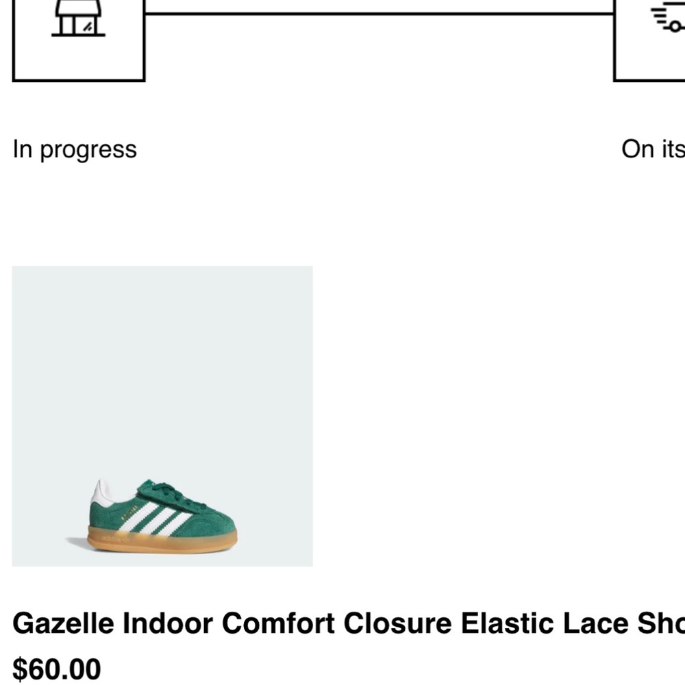 Toddler Green Adidas